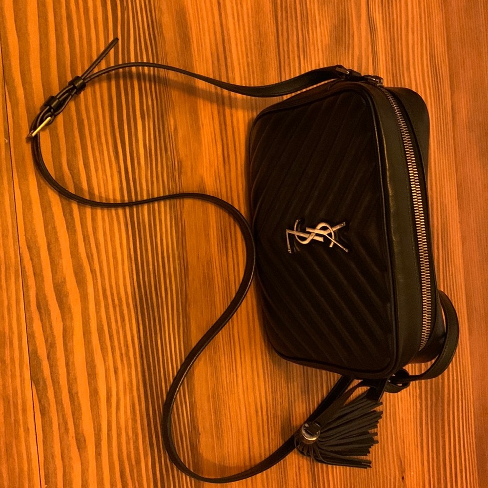 Authentic YSL handbag in black